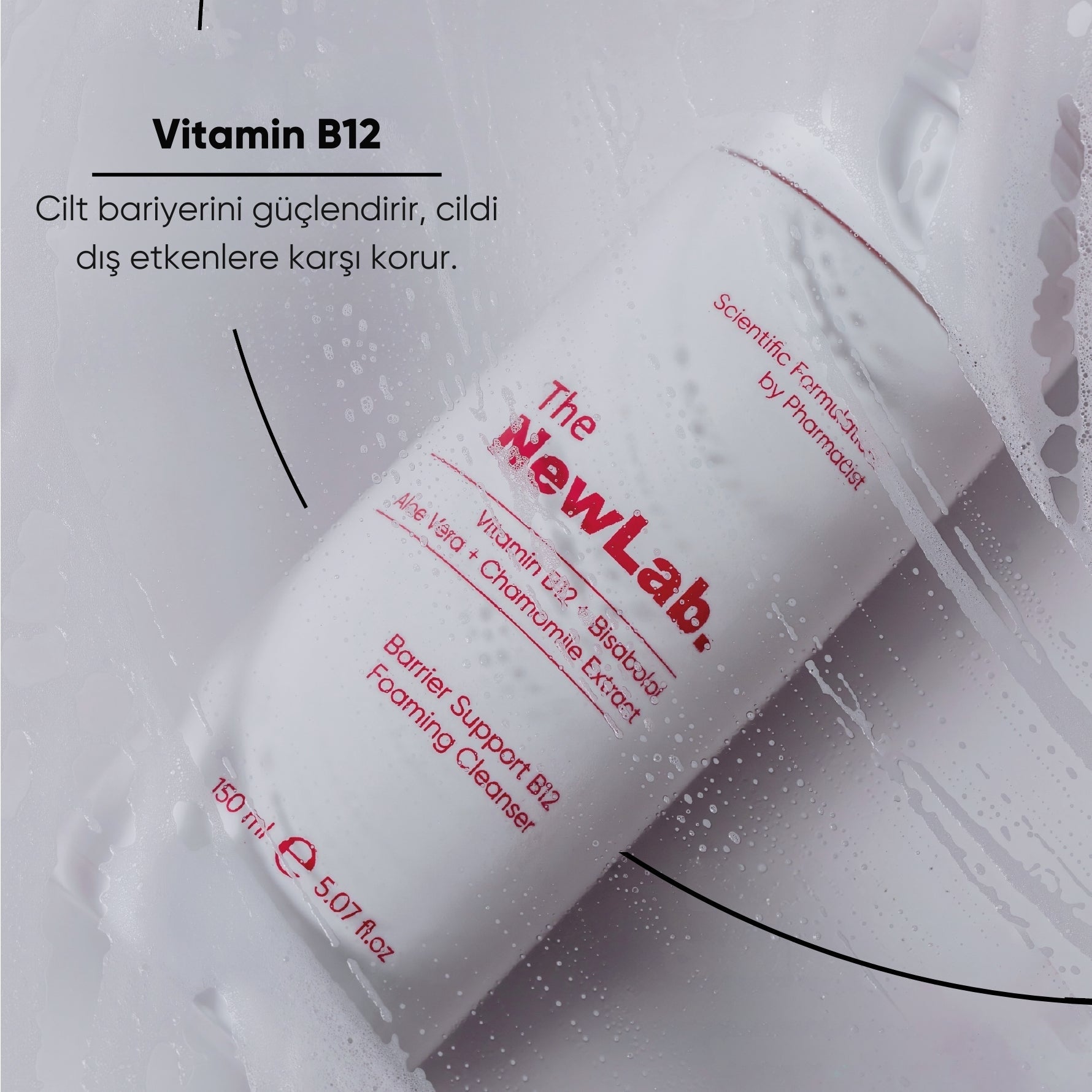 The NewLab Bariyer Güçlendirici B12 Temizleme Köpüğü
