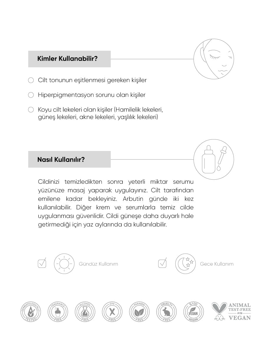 The NewLab Lekeli Ciltler İçin Aydınlatıcı Yüz Serumu Niacinamide 5% + Alpha Arbutin 2%