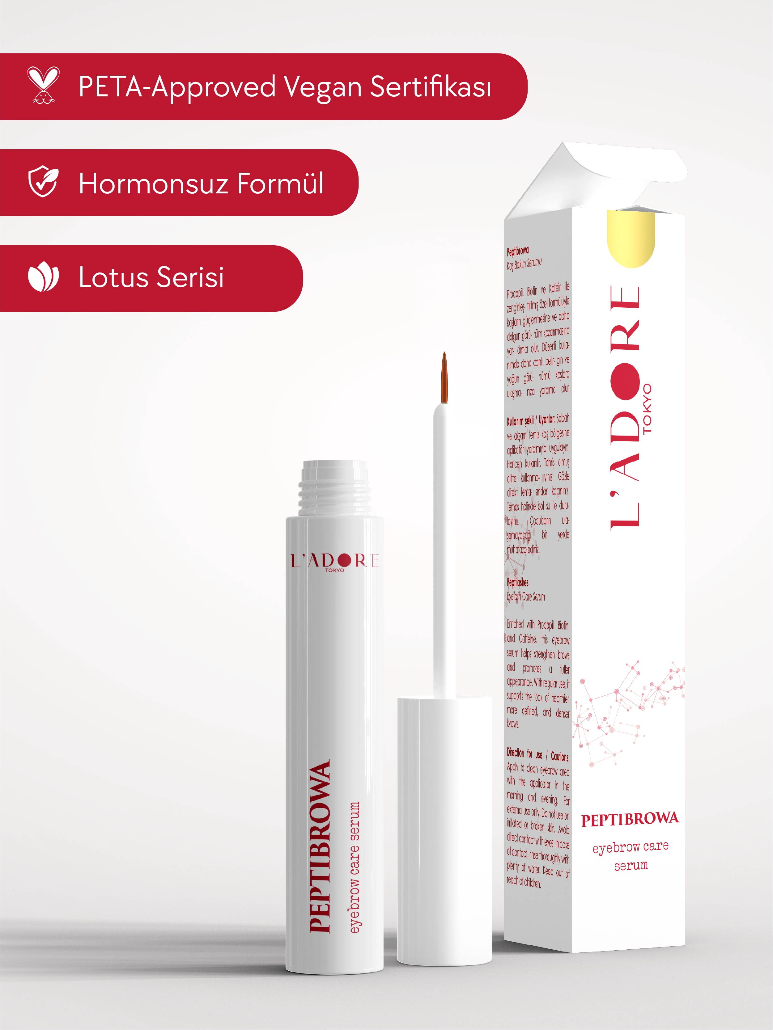 L'Adore Tokyo Peptibrowa Care Serum