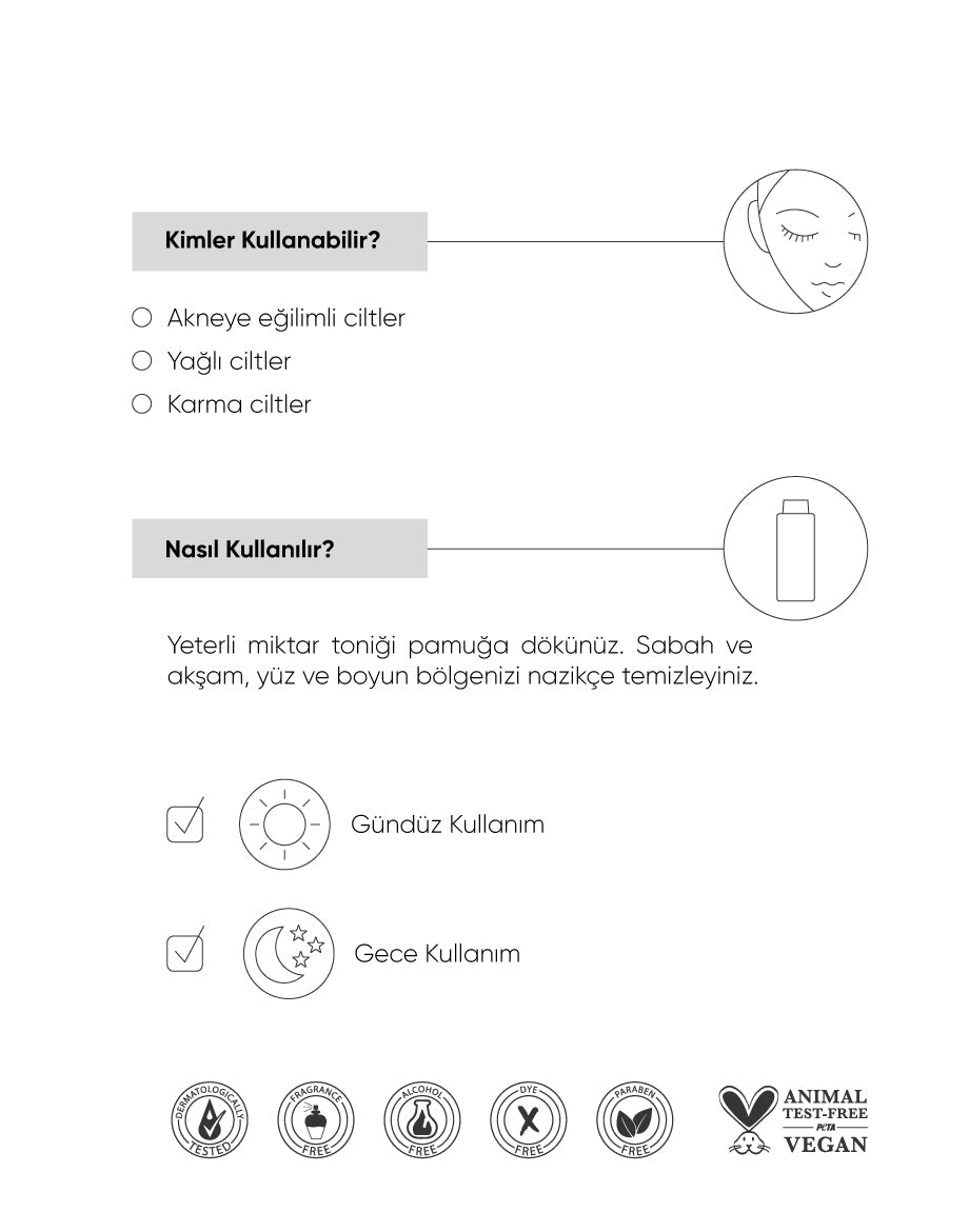The NewLab Akne Karşıtı & Sebum Kontrol Arındırıcı Tonik 200 ml