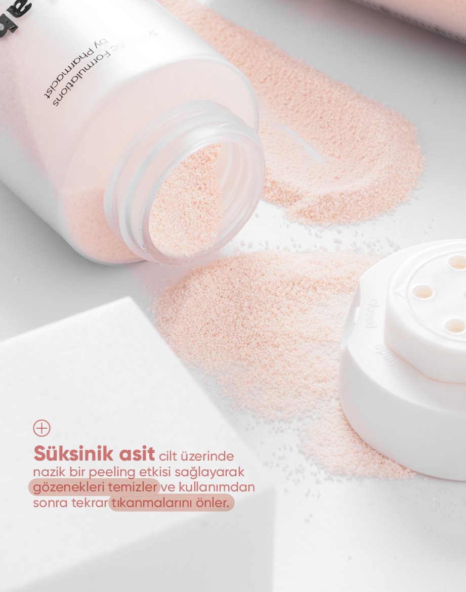 The NewLab Arındırıcı ve Yenileyici Enzim Toz Peeling 100g(Mandelic Acid+Succinic Acid+Tartaric Acid+Papain)