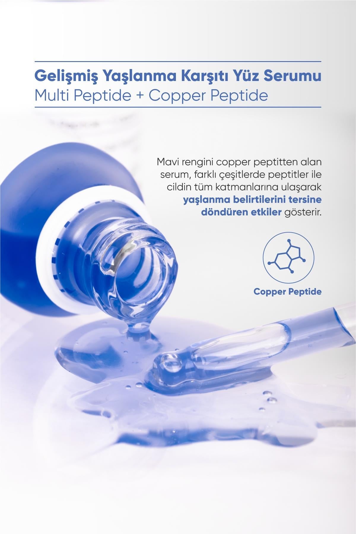 The NewLab Gelişmiş Yaşlanma Karşıtı Cilt Bakım Serumu (Multi Peptide + Copper Peptide %1)