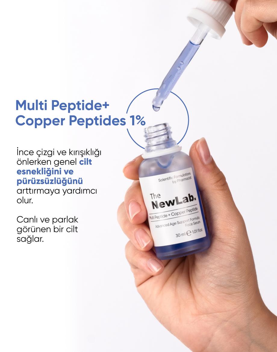 The NewLab Gelişmiş Yaşlanma Karşıtı Cilt Bakım Serumu (Multi Peptide + Copper Peptide %1)
