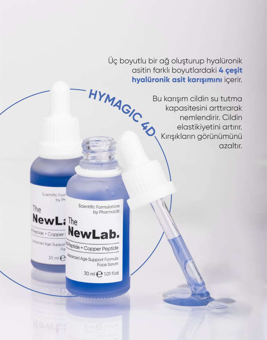 The NewLab Gelişmiş Yaşlanma Karşıtı Cilt Bakım Serumu (Multi Peptide + Copper Peptide %1)