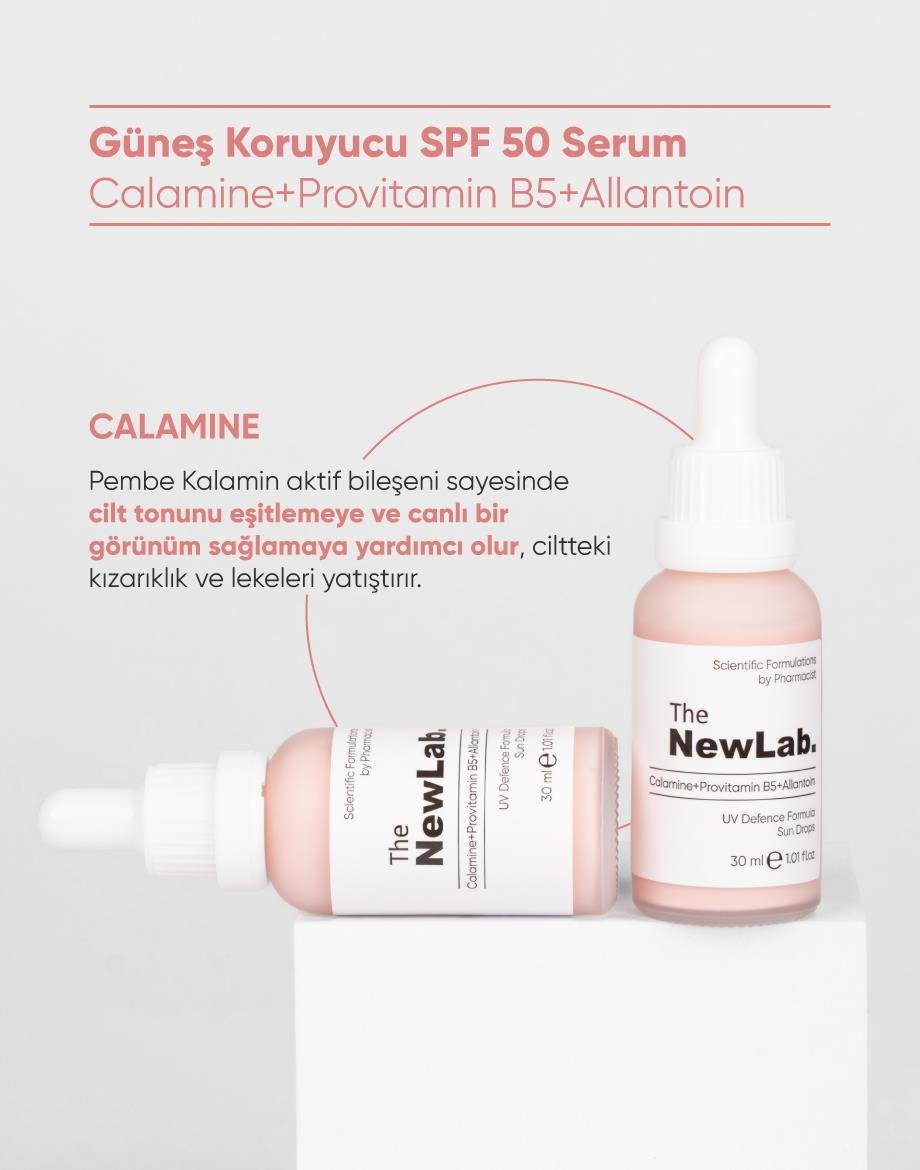 The NewLab Güneş Koruyucu SPF50 Sun Drops Serum