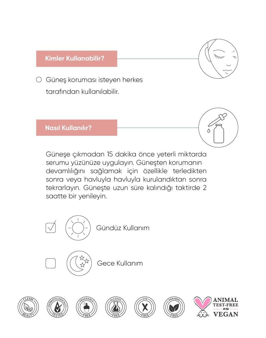 The NewLab Güneş Koruyucu SPF50 Sun Drops Serum