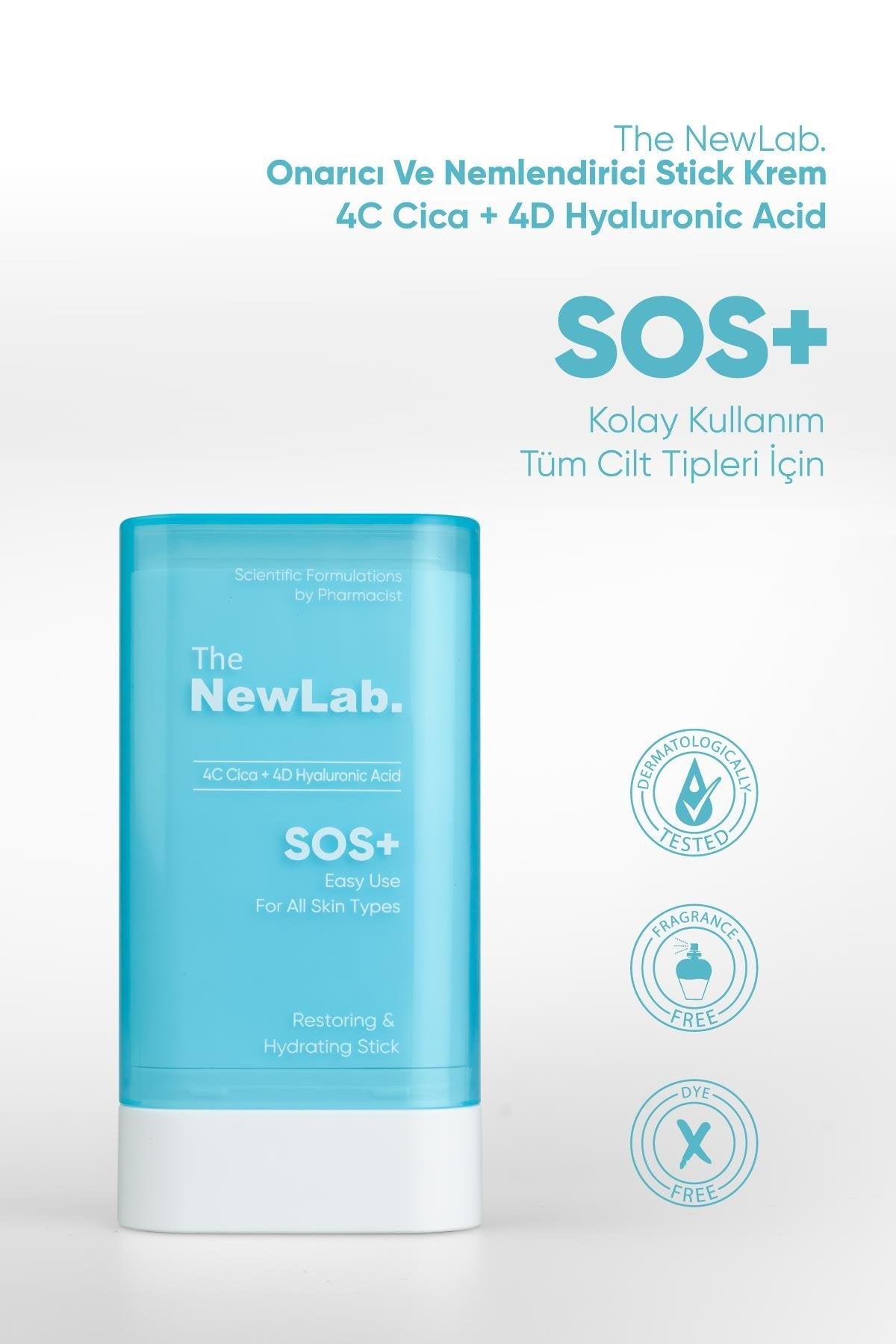 The NewLab Onarıcı ve Nemlendirici Stick Krem (4C Cica 4D Hyaluronic Acid)
