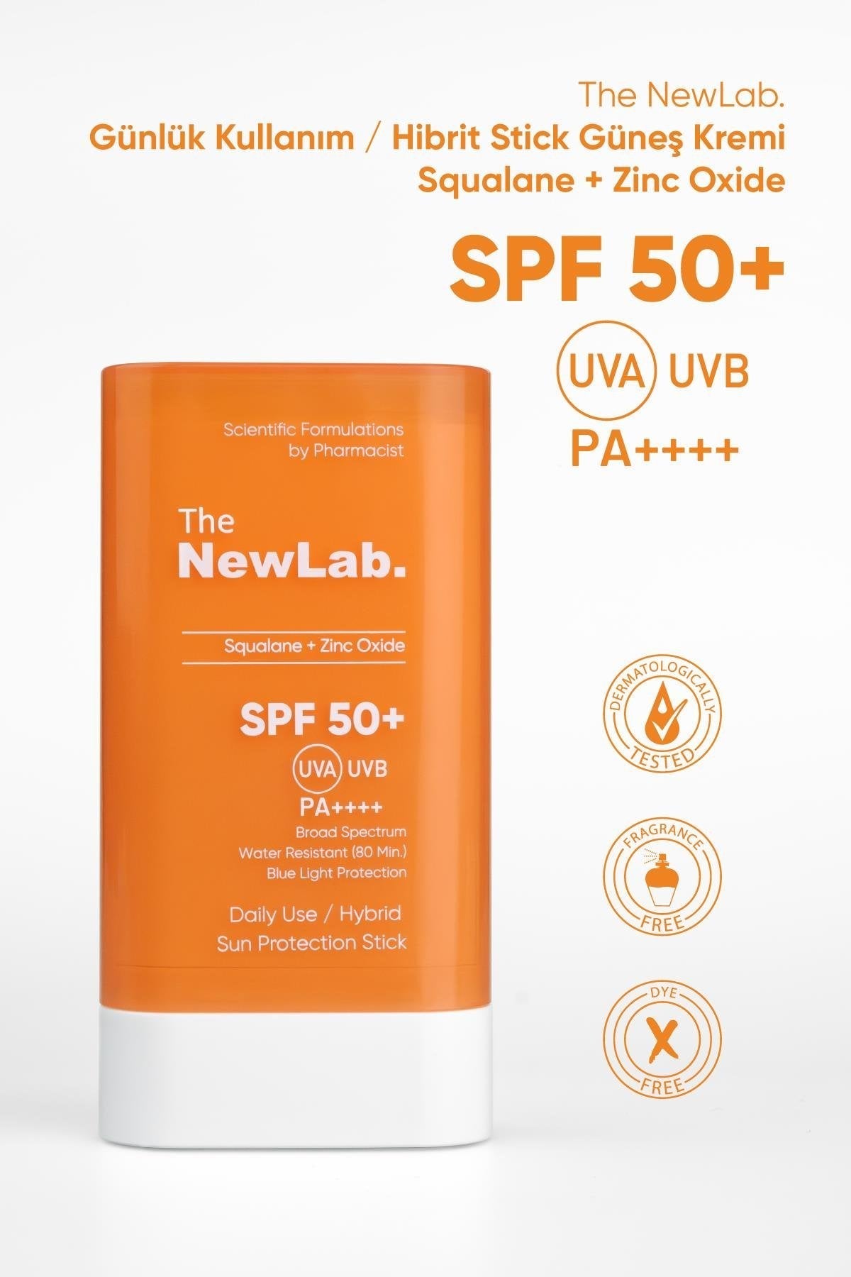 The NewLab Stick Güneş Kremi SPF 50 (uva-uvb Pa ) Water Resistant (80dk.) Blue Light Protection