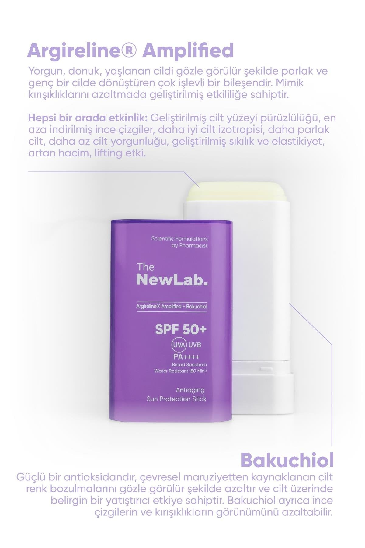 The NewLab Yaşlanma Karşıtı ve Yenileyici Stick Güneş Kremi