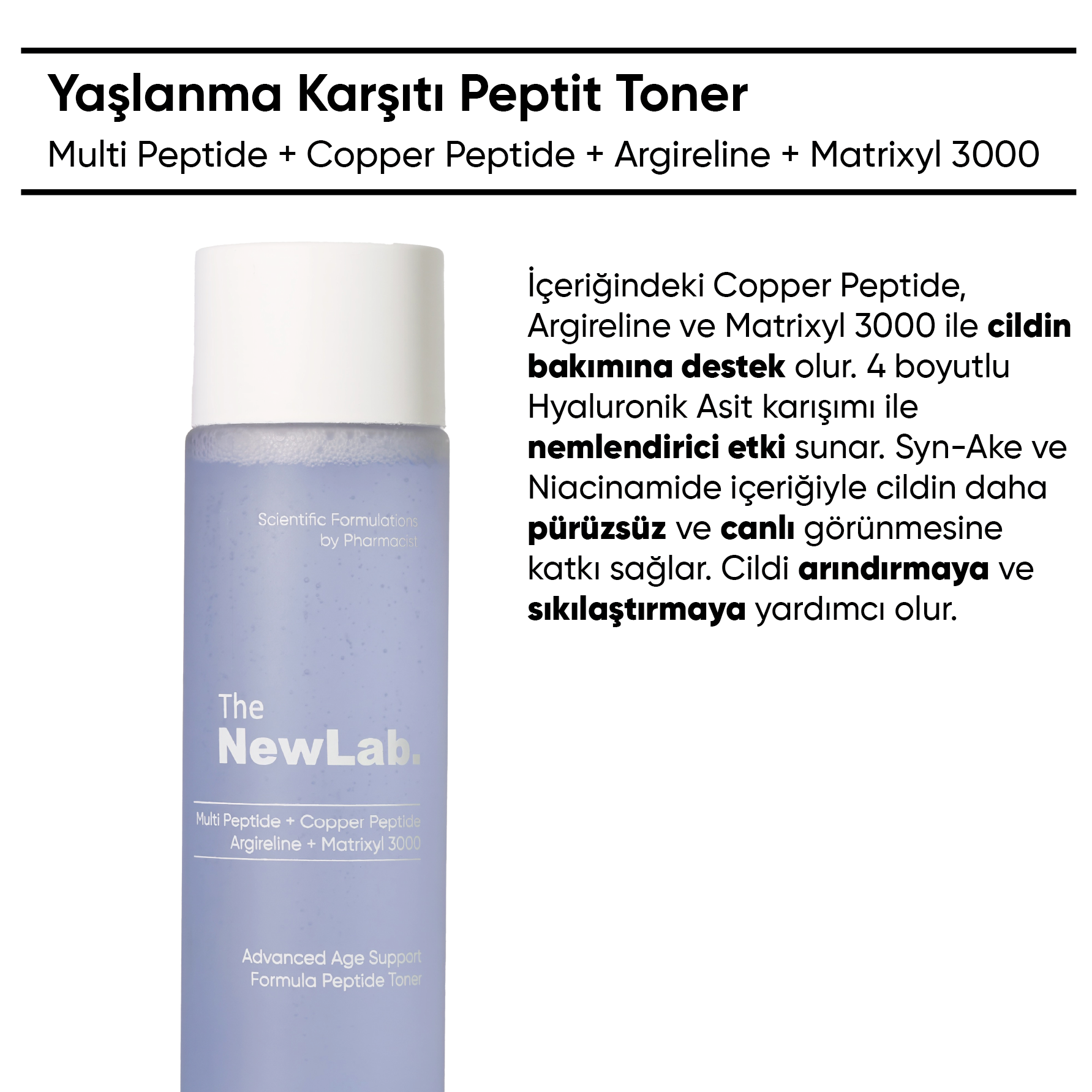 The NewLab Yaşlanma Karşıtı Peptit Toner