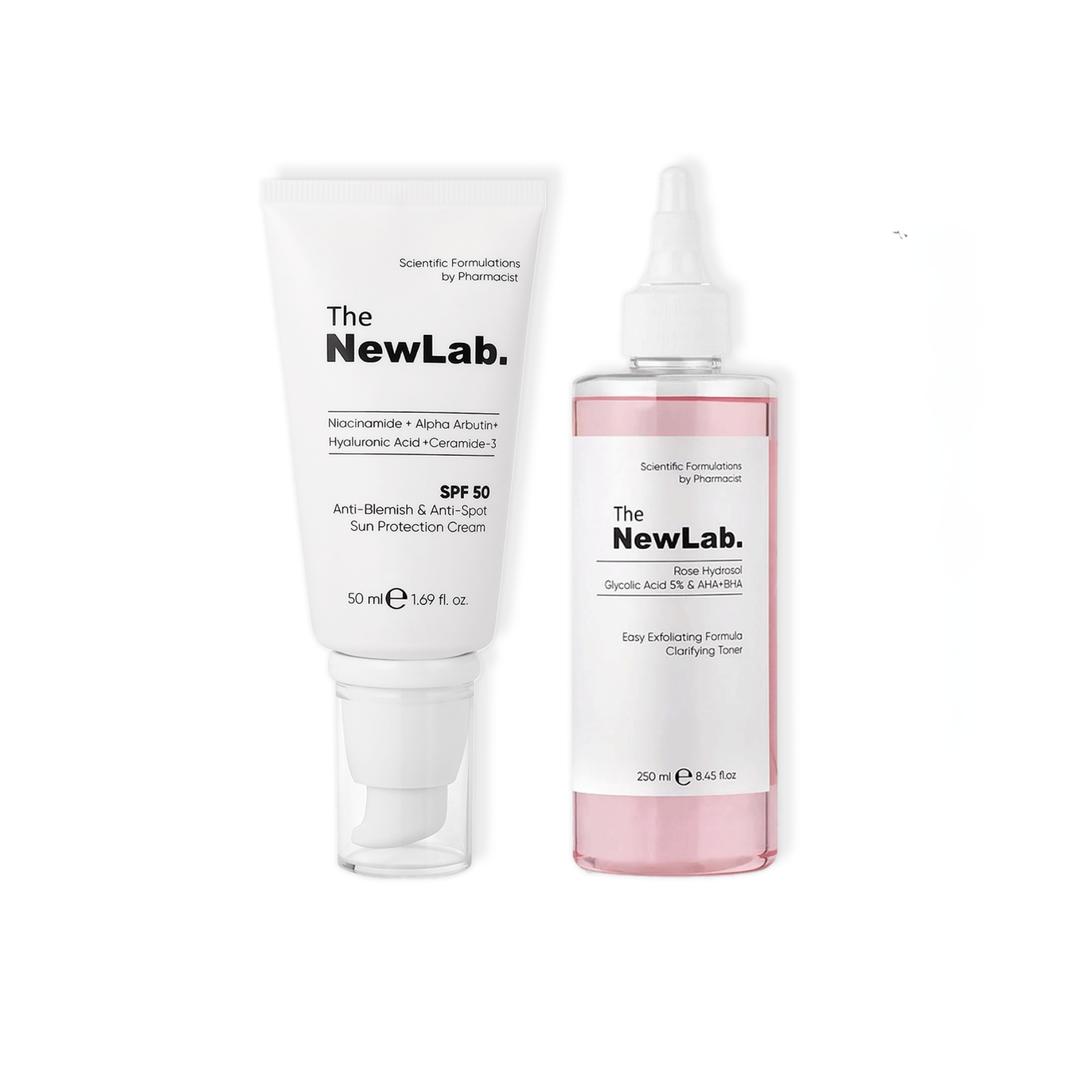 The NewLab Aydınlatıcı, Leke Karşıtı ve Güneş Koruyucu Bakım Seti