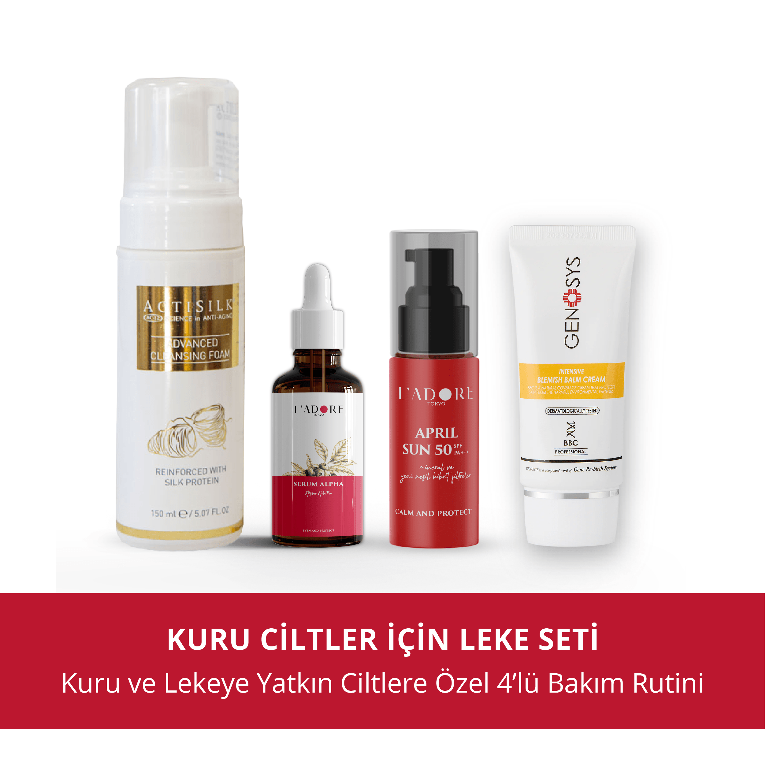Kuru Ciltler İçin Leke Seti