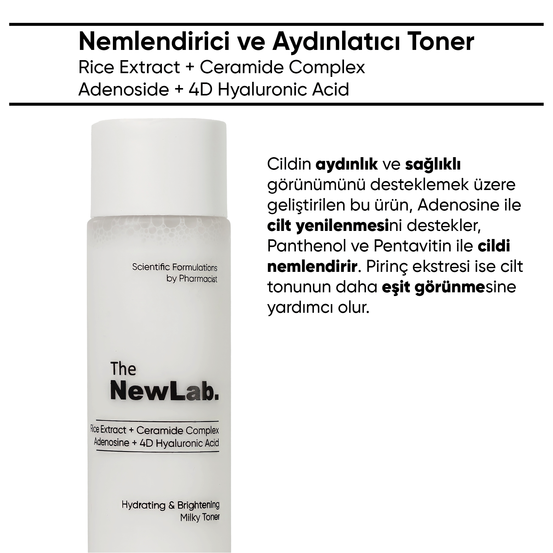 The NewLab Nemlendirici ve Aydınlatıcı Toner