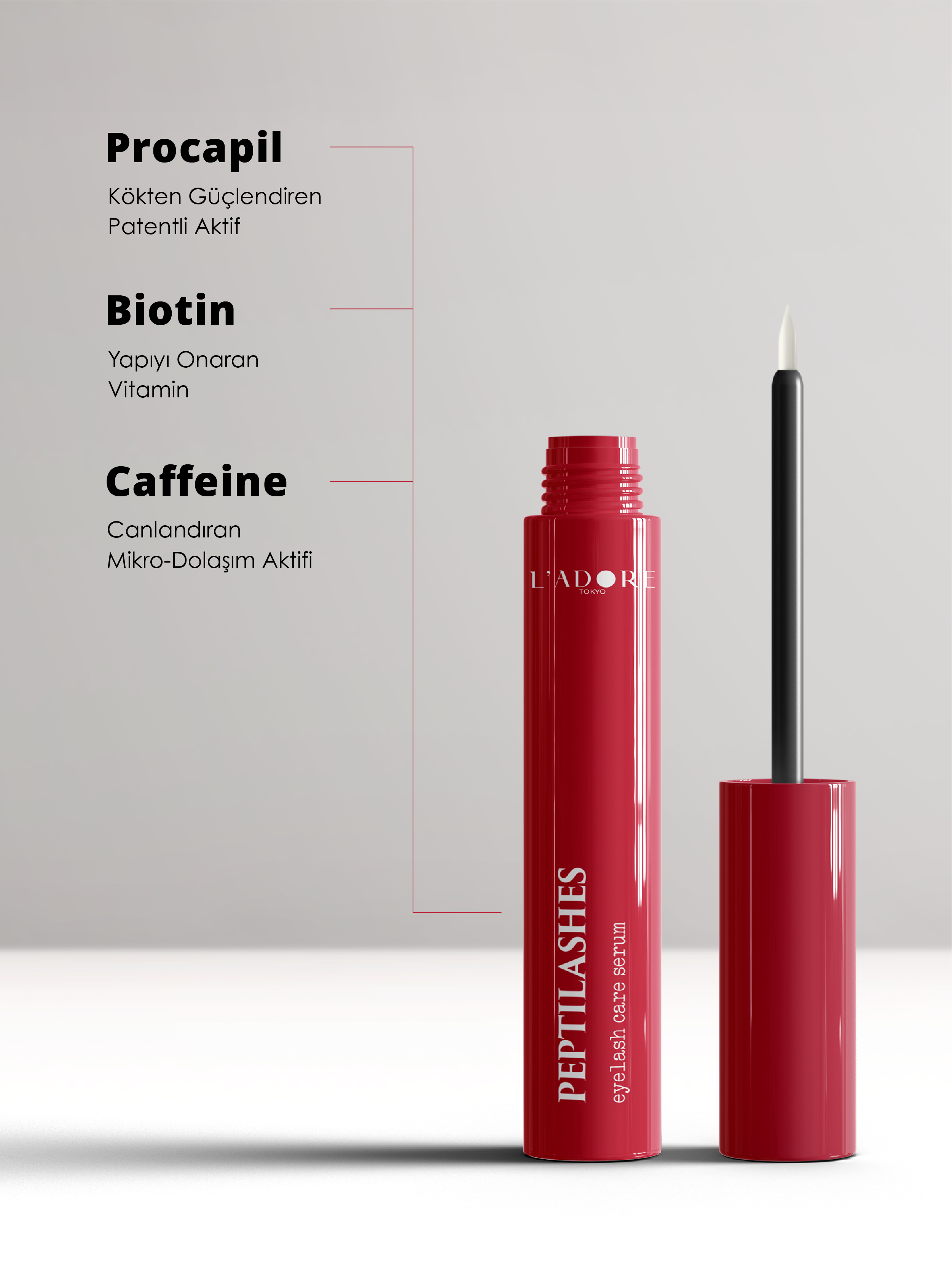 L'Adore Tokyo Peptilashes Care Serum