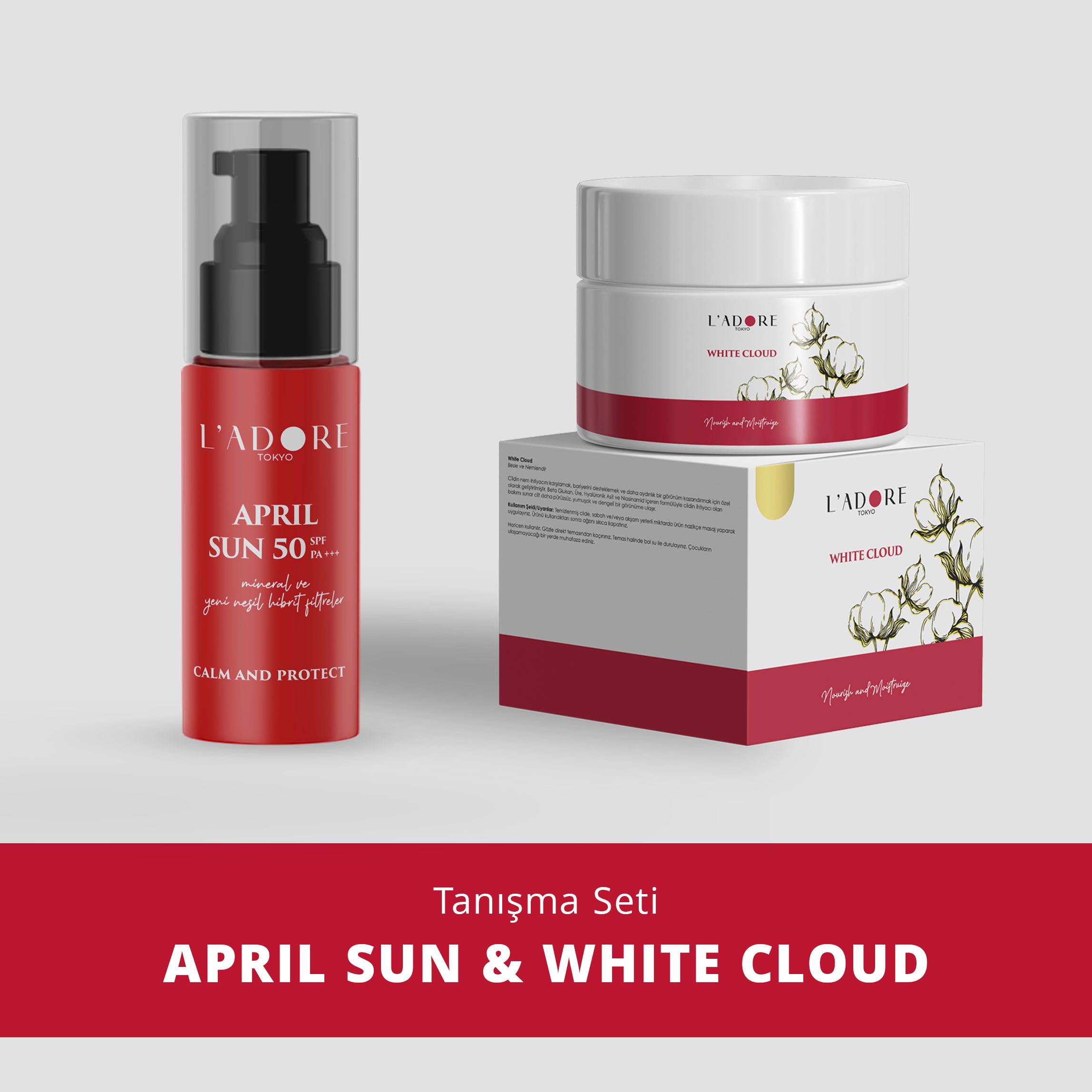 Tanışma İkilisi: White Cloud Cream + April Sun SPF 50