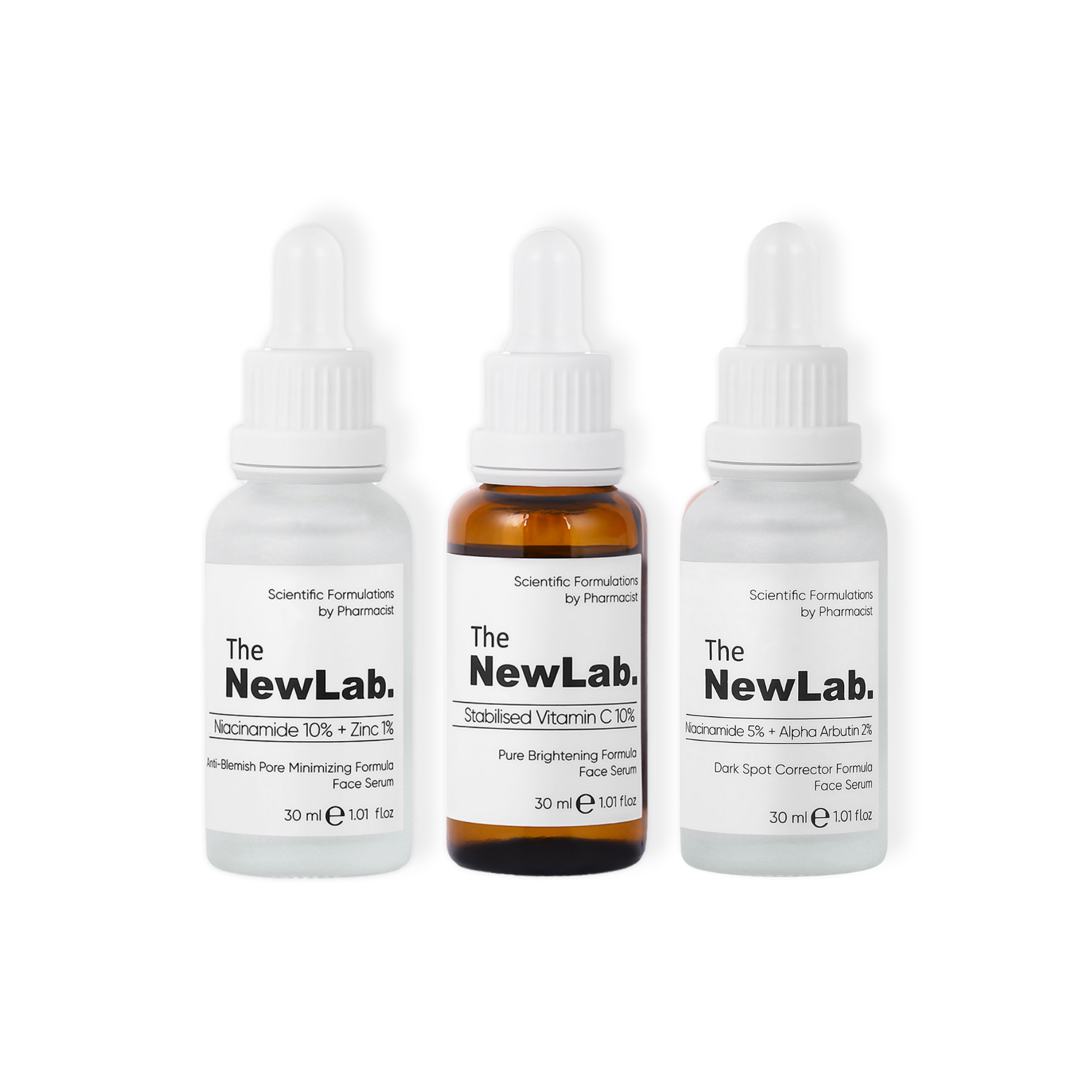 The NewLab Leke Önleyici, Aydınlatıcı ve Akne Karşıtı Bakım Seti