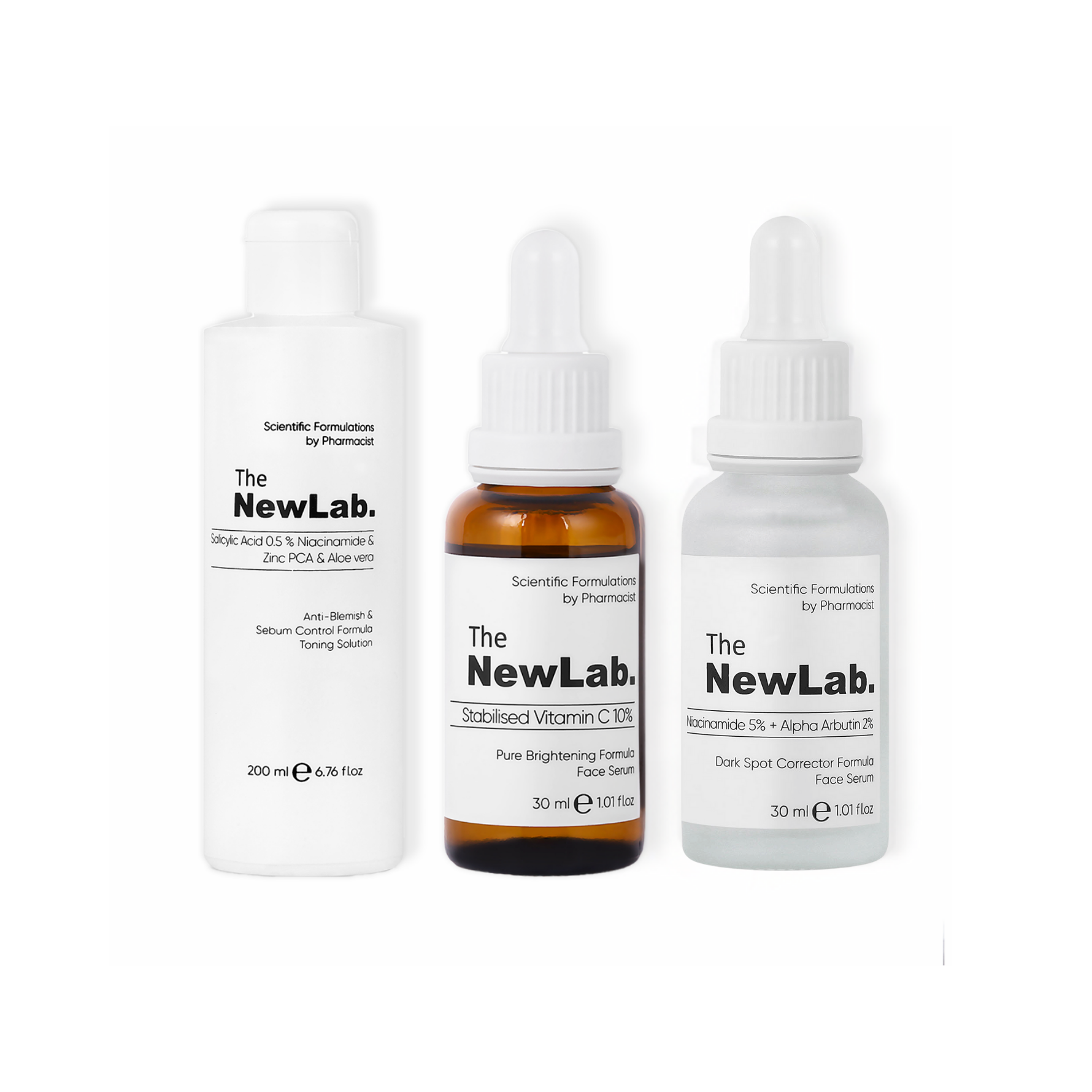 The NewLab Leke Önleyici, Aydınlatıcı ve Gözenek Sıkılaştırıcı Cilt Bakım Seti