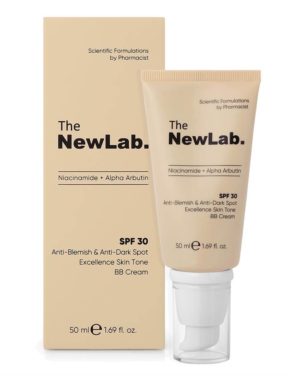 The NewLab Akne ve Leke Karşıtı Cilt Tonu Eşitleyici SPF 30 BB Krem 50 ml