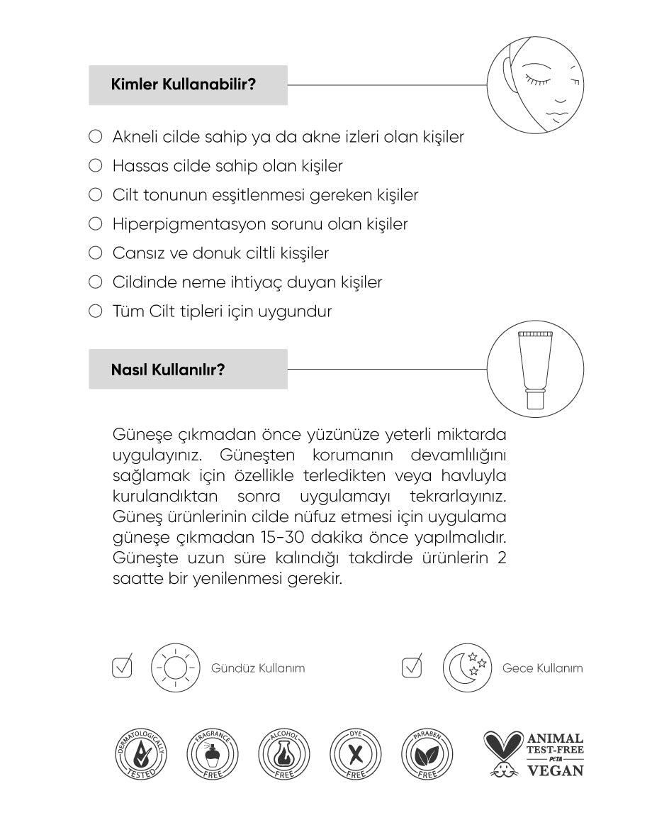 The NewLab Aydınlatıcı Ve Cilt Tonu Eşitleyici Güneş Kremi 50+ Spf 50 ml