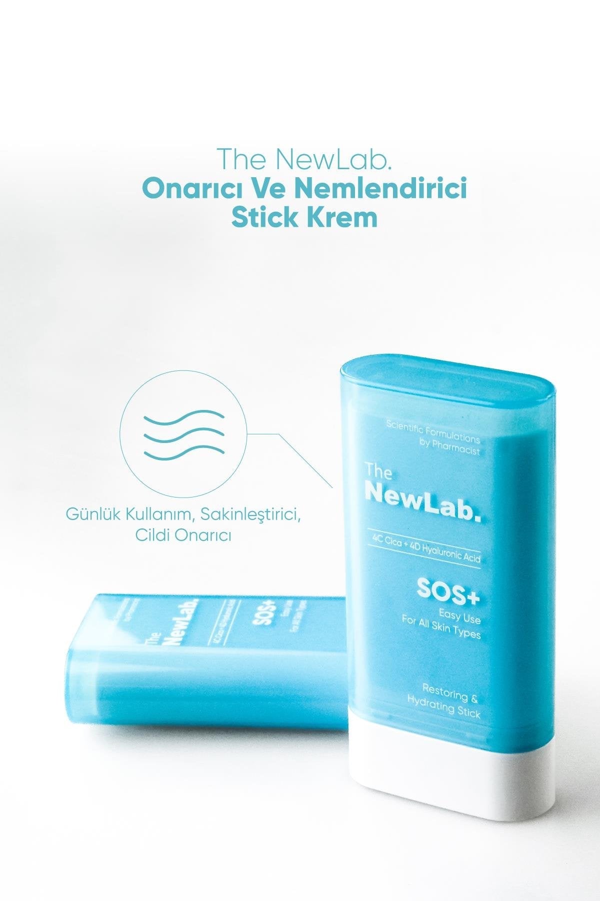 The NewLab Onarıcı ve Nemlendirici Stick Krem (4C Cica 4D Hyaluronic Acid)