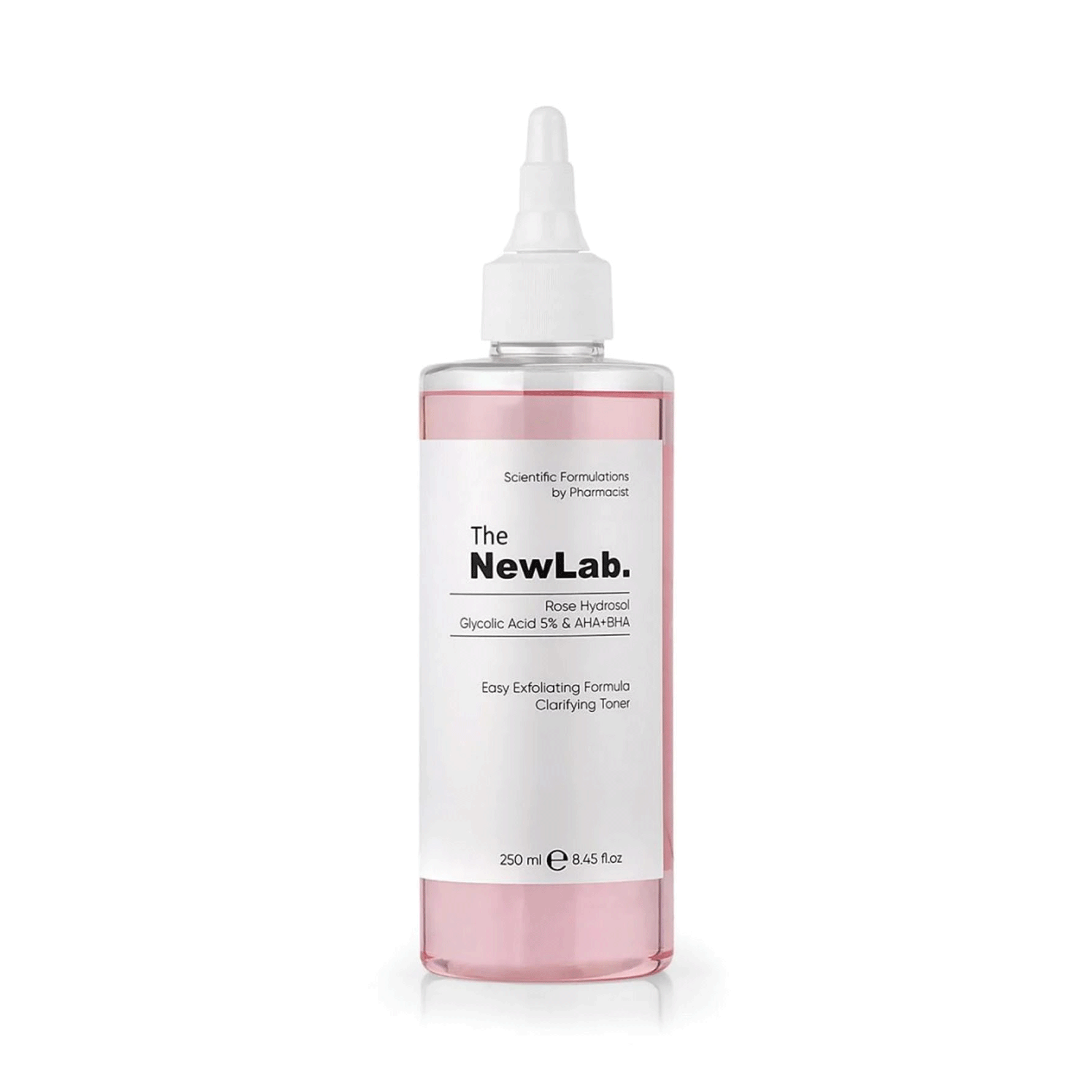 The NewLab Canlandırıcı & Cilt Tonu Eşitleyici Toner Rose Hydrosol Glycolic Acid 5% & AHA+BHA 250 ml
